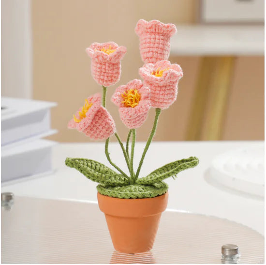 Hand-woven Knit Flower