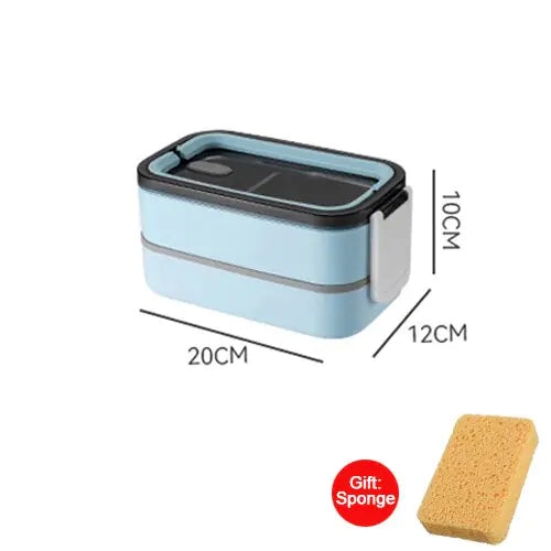 2 Layer Stainless Steel Bento Box