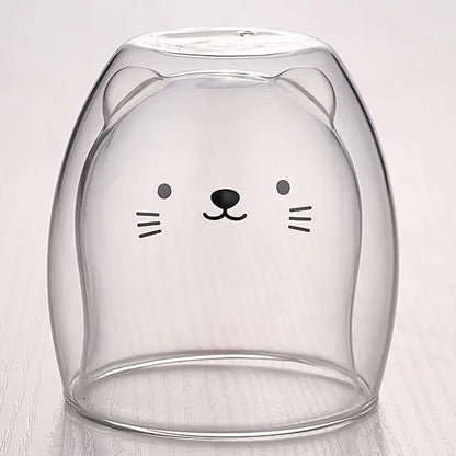 Double-layer Glass Mug