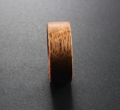 Koa Wood and Brazilian Rosewood Ring