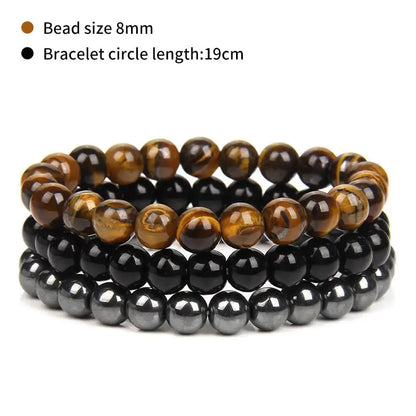 3Pcs/set Natural Stone Bracelet