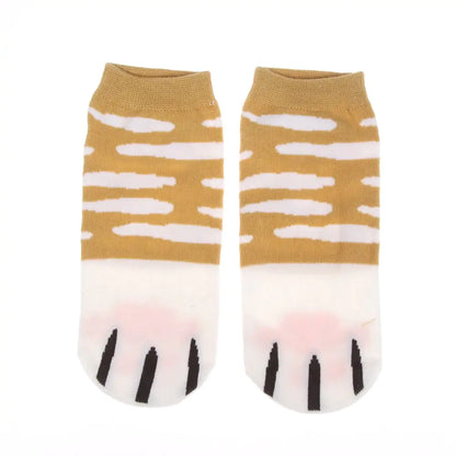 Cartoon Cute Cats Paw Socks