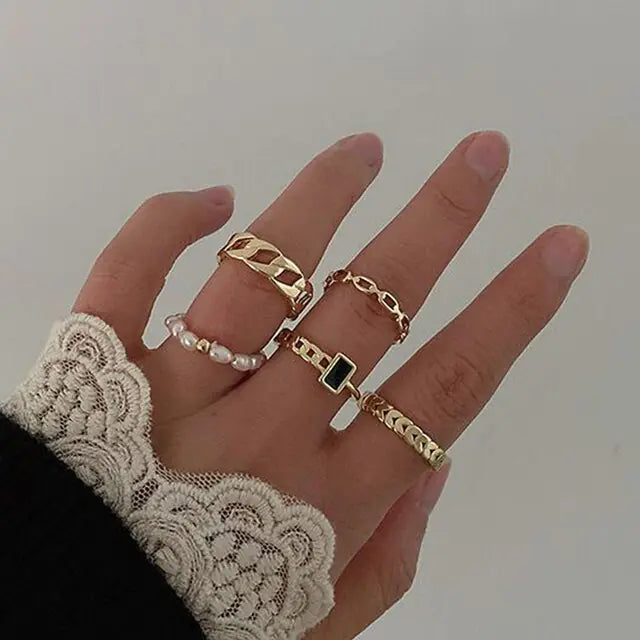 Boho Ring Set