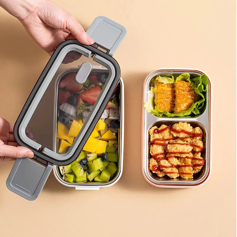 2 Layer Stainless Steel Bento Box