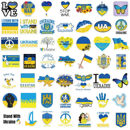 50pcs Ukraine Stickers