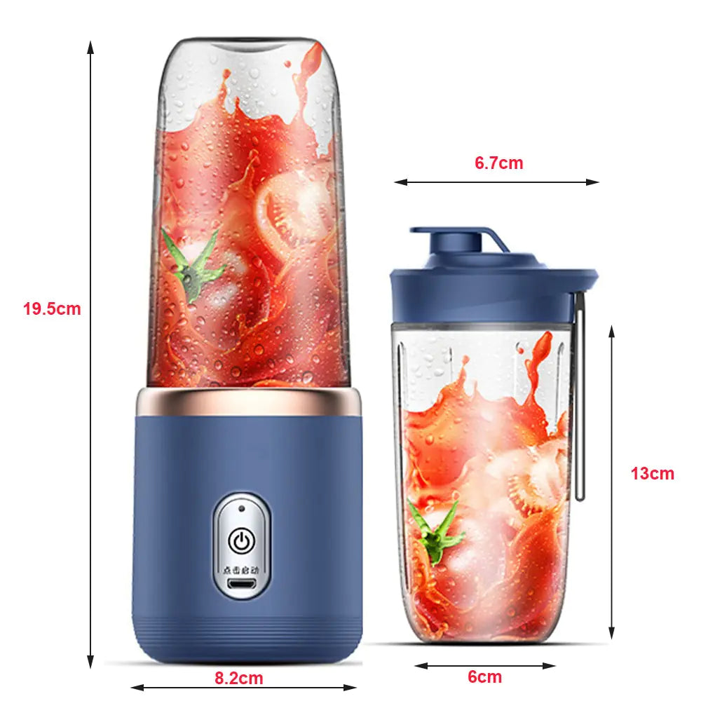 6 Blades Portable Juicer Cup