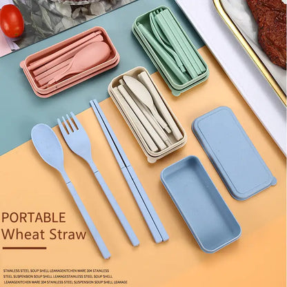 4Pcs Travel Utensil Set